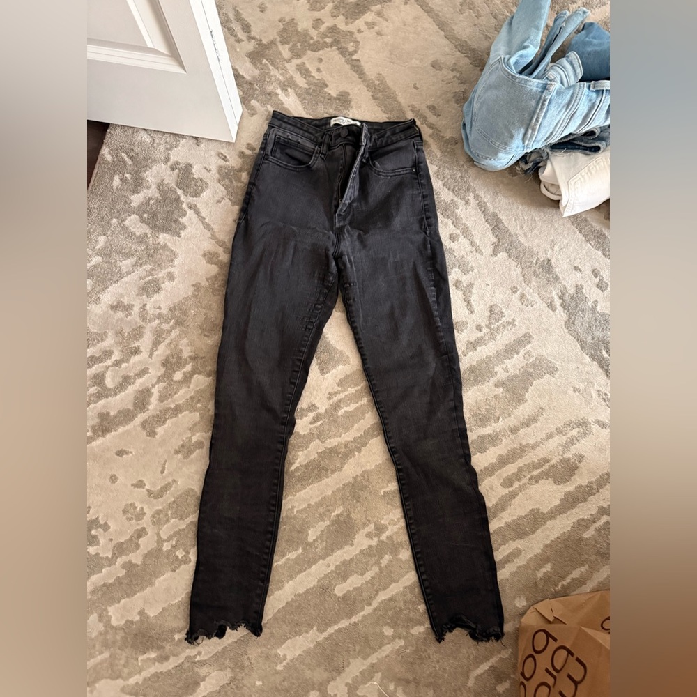 Abercrombie & Fitch Charcoal Skinny Jeans
